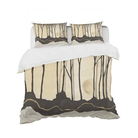 Designart 'Geometric Forest' Geometric Bedding Set